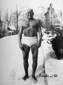 Joseph Pilates aos 82 anos