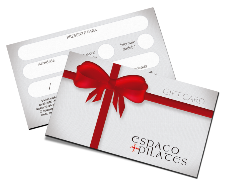 Gift Card Espa o Pilates Espa o Pilates